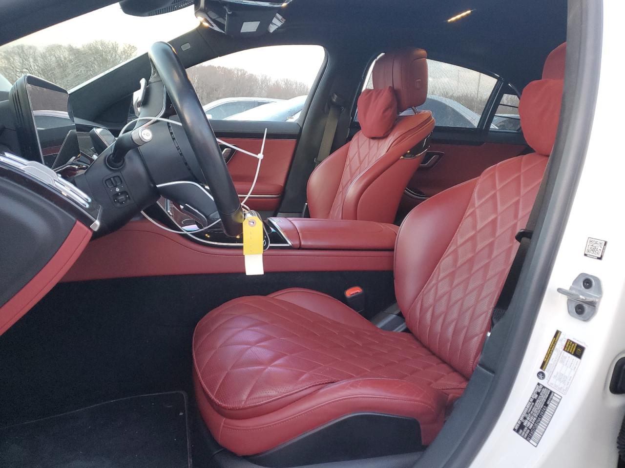 2022 Mercedes-Benz S-klasse VIN W1K6G7GB2NA129743 Copart auction photo, front end damage thumbnail 7