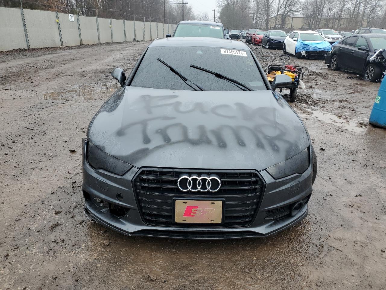2018 Audi S7 VIN WAUWFBFC7JN066326 Copart auction photo, burn - interior / front end damage thumbnail 5