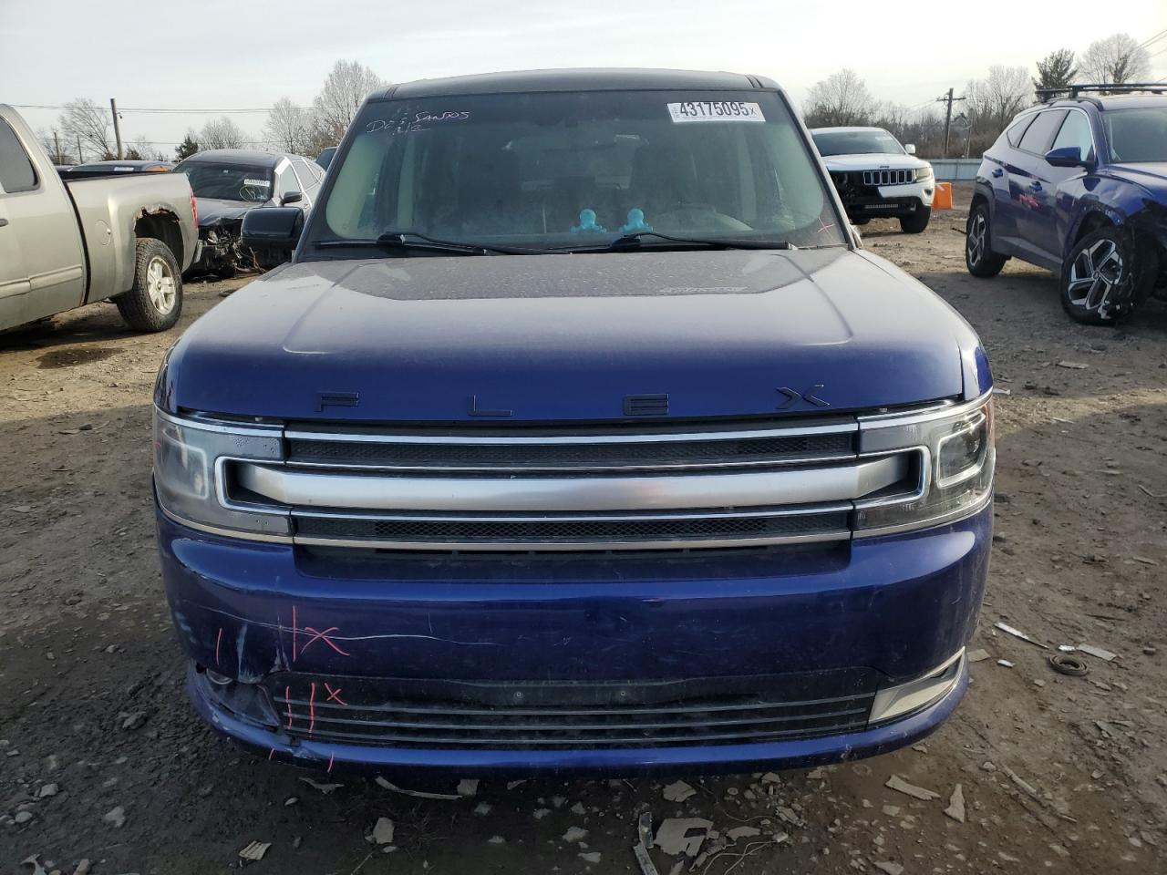 2015 Ford Flex VIN 2FMHK6DT1FBA17266 Copart auction photo, front end damage thumbnail 5