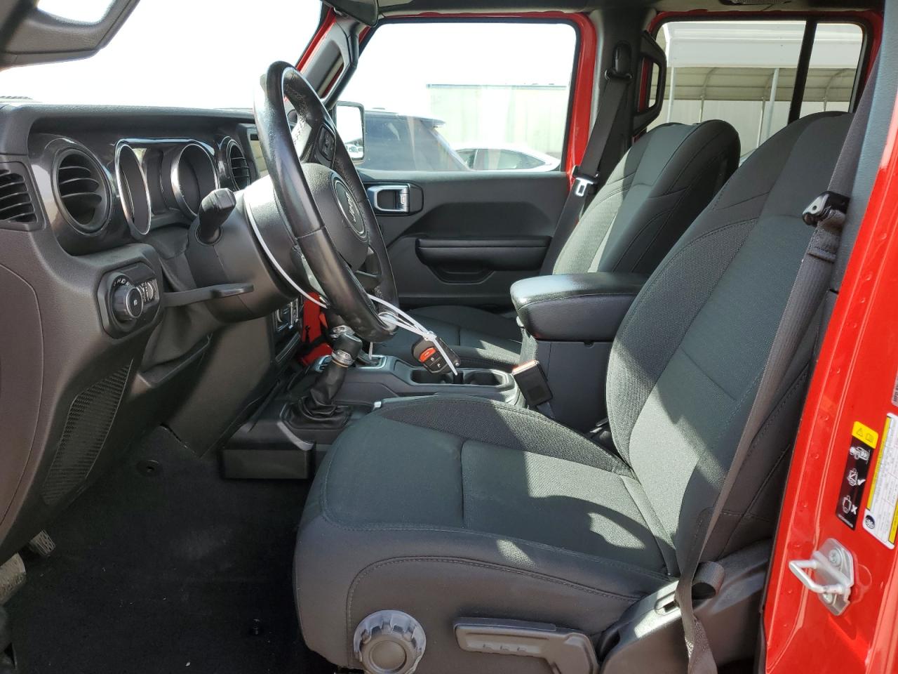 2021 Jeep Wrangler VIN 1C4HJXDGXMW849166 Copart auction photo, rear end / undercarriage damage thumbnail 7