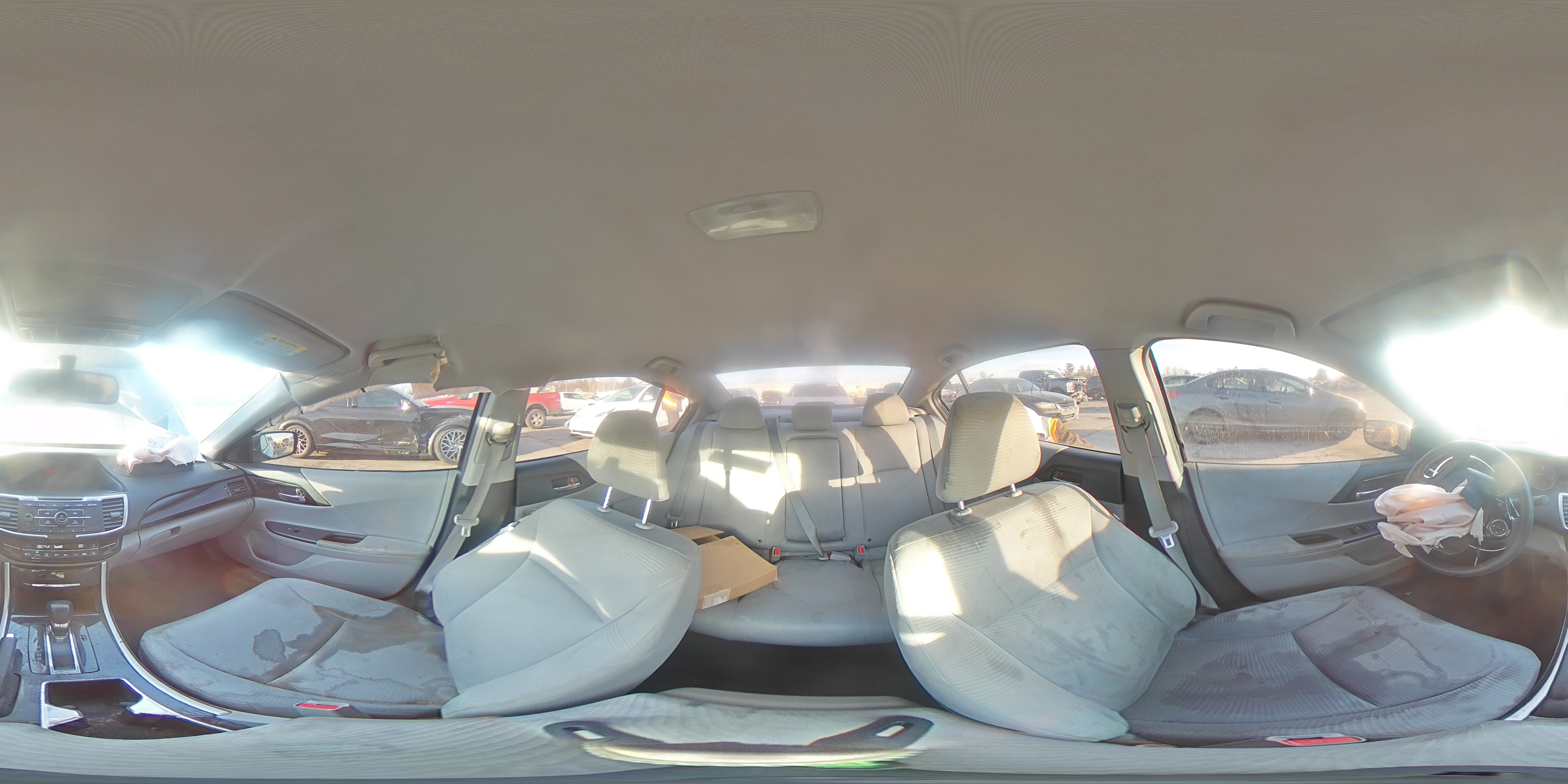 2017 Honda Accord VIN 1HGCR2F3XHA300734 Copart auction photo, front end / side damage thumbnail 13