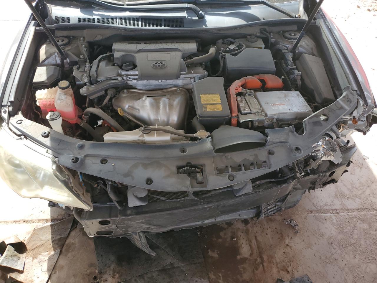 2014 Toyota Camry VIN 4T1BD1FK3EU132306 Copart auction photo, front end damage thumbnail 13