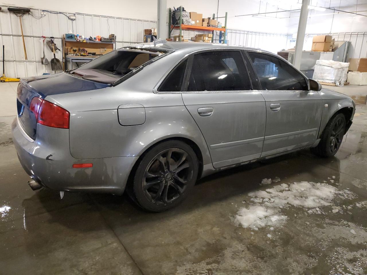 2006 Audi A4 VIN WAUDH78E36A245992 Copart auction photo, front end / rear end damage thumbnail 3