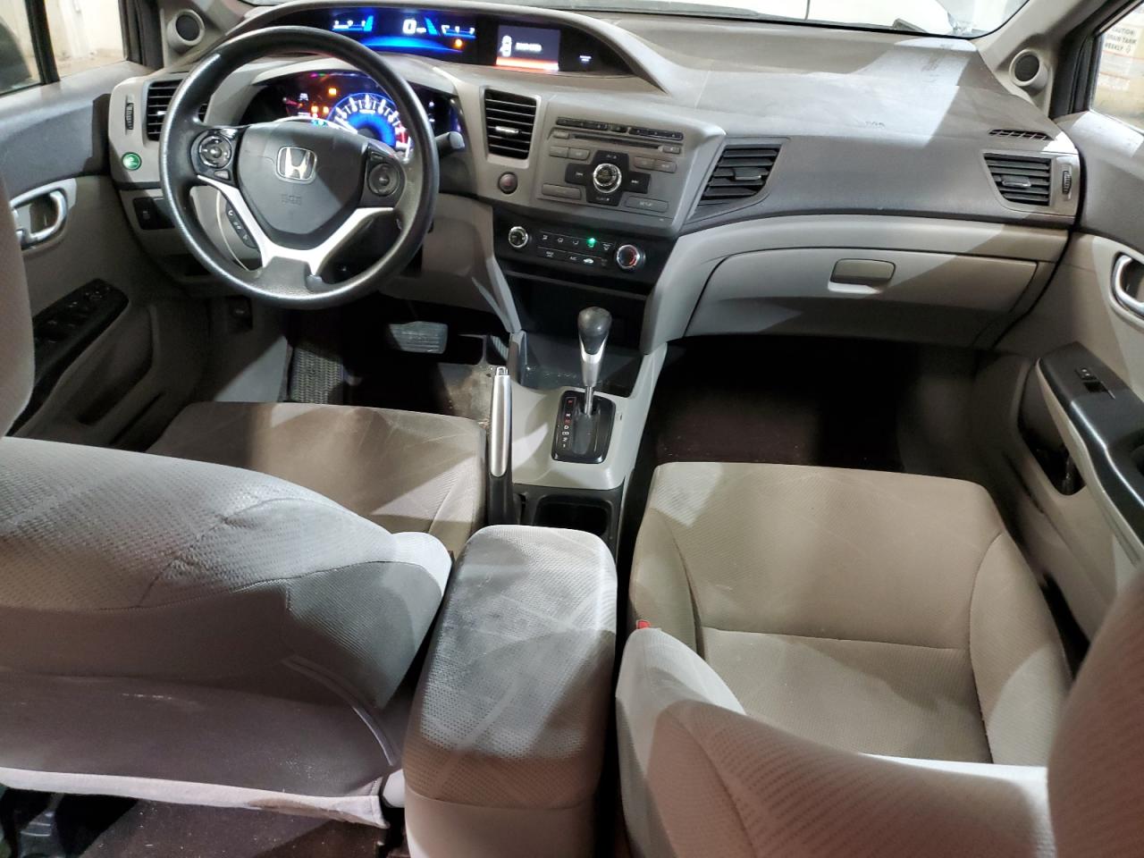 2012 Honda Civic VIN 2HGFB2F83CH334439 Copart auction photo, front end / minor dent/scratches damage thumbnail 8