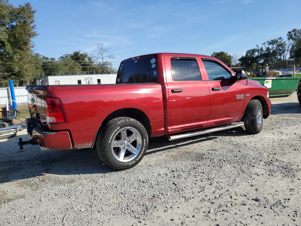 2014 RAM 1500 VIN 1C6RR6KT9ES102472 Copart auction photo, front end damage thumbnail 3