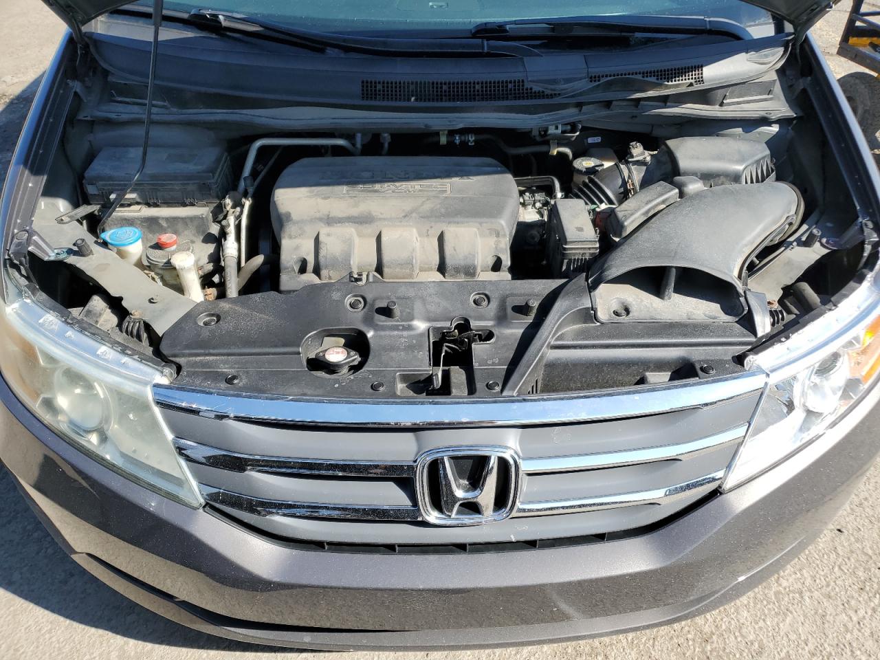 2011 Honda Odyssey VIN 5FNRL5H60BB056934 Copart auction photo, rear end / undercarriage damage thumbnail 12