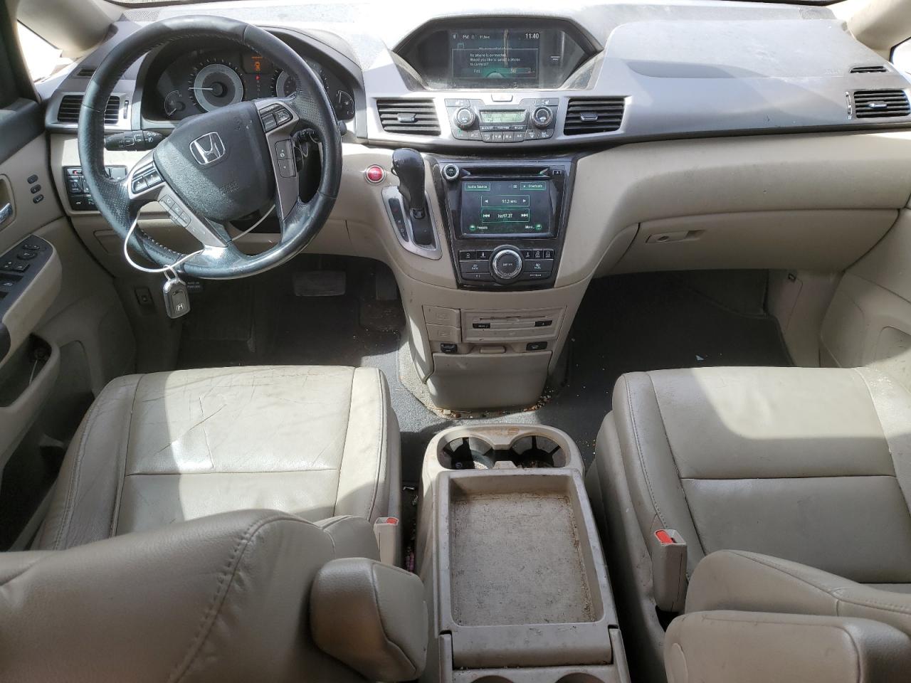 2015 Honda Odyssey VIN 5FNRL5H99FB006842 Copart auction photo, normal wear / minor dent/scratches damage thumbnail 8