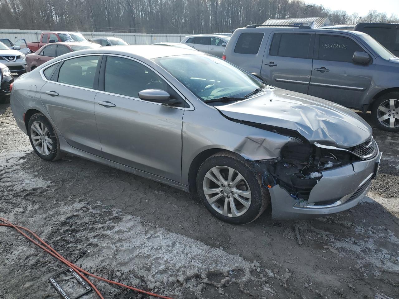 2016 Chrysler 200 VIN 1C3CCCAB9GN145660 Copart auction photo, front end damage thumbnail 4