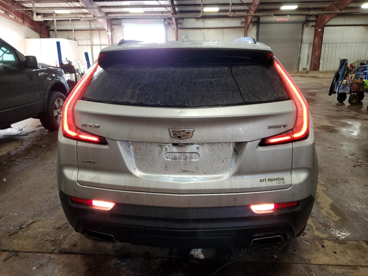 2020 Cadillac XT4 VIN 1GYFZFR40LF092215 Copart auction photo, front end / side damage thumbnail 6