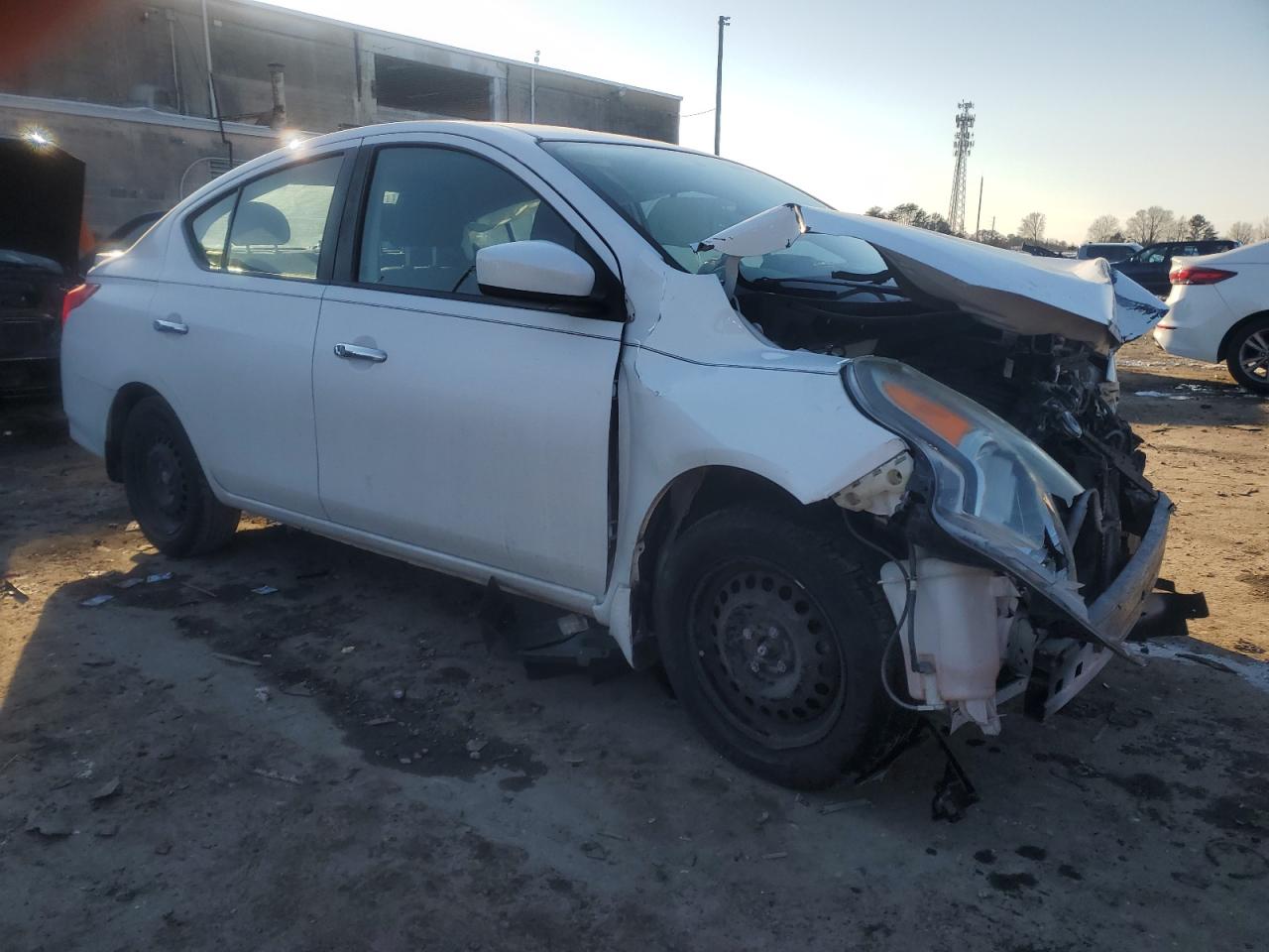 2017 Nissan Versa VIN 3N1CN7AP0HL869881 Copart auction photo, front end / minor dent/scratches damage thumbnail 4