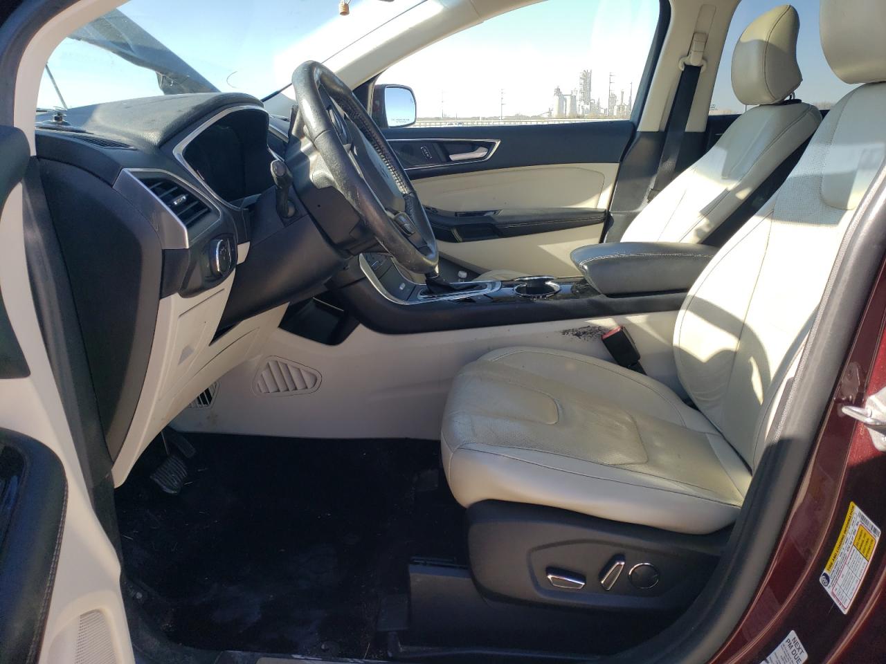 2017 Ford Edge VIN 2FMPK3K93HBB11895 Copart auction photo, all over damage thumbnail 7