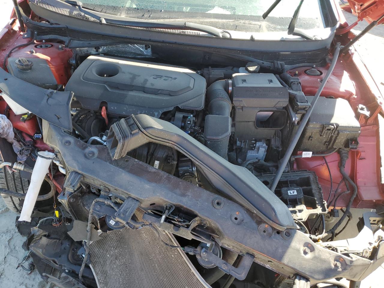 2019 Hyundai Sonata VIN 5NPE24AF4KH797255 Copart auction photo, front end / rear end damage thumbnail 11