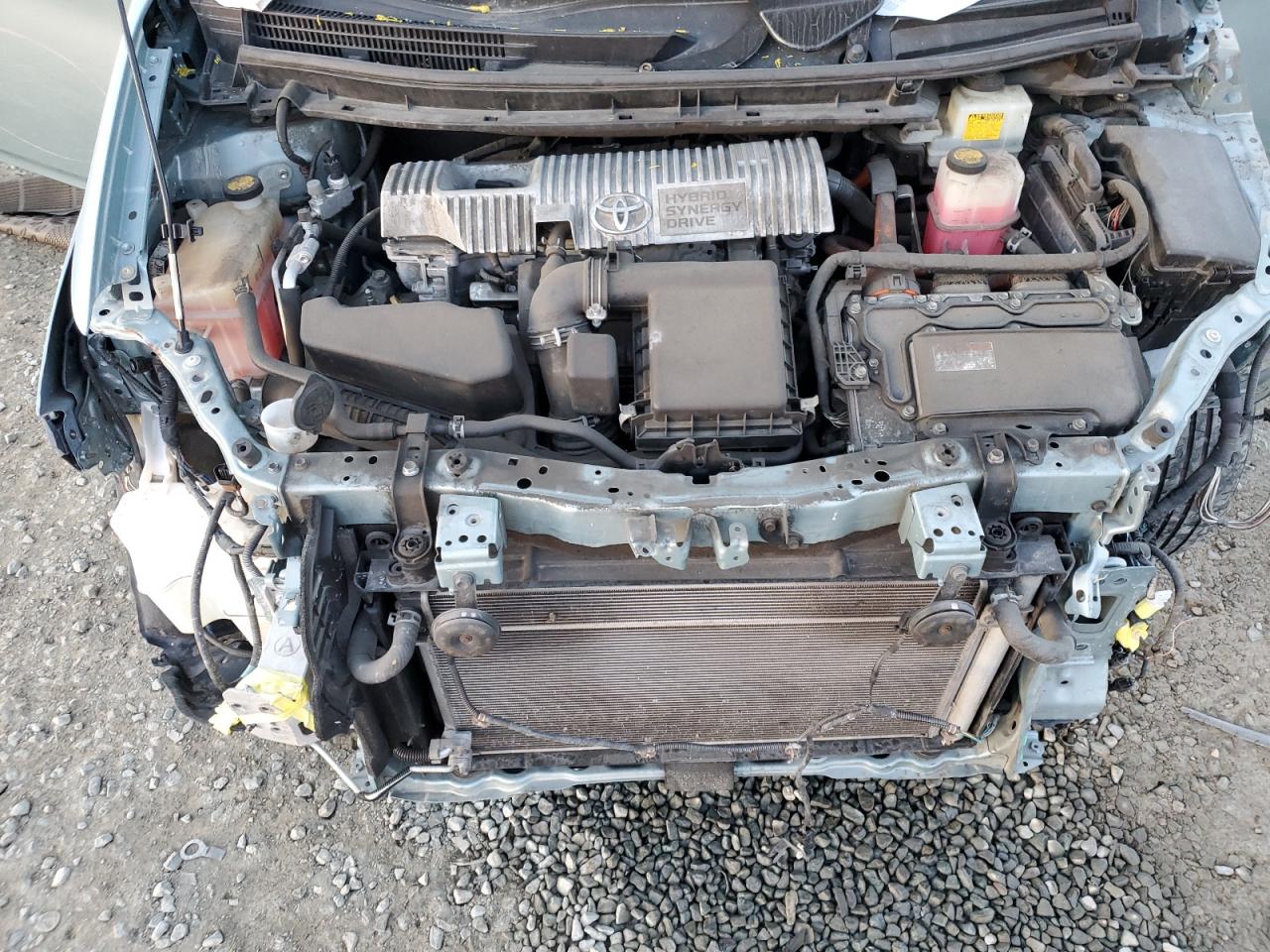 2013 Toyota Prius VIN JTDKN3DU5D5581156 Copart auction photo, front end damage thumbnail 11