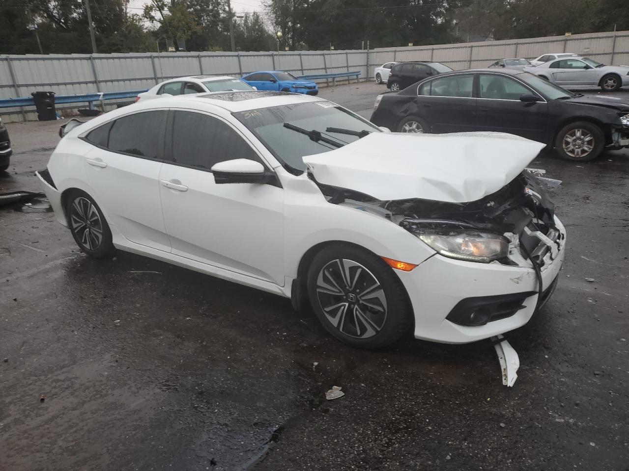2018 Honda Civic VIN JHMFC1F39JX039623 Copart auction photo, front end / rear end damage thumbnail 4