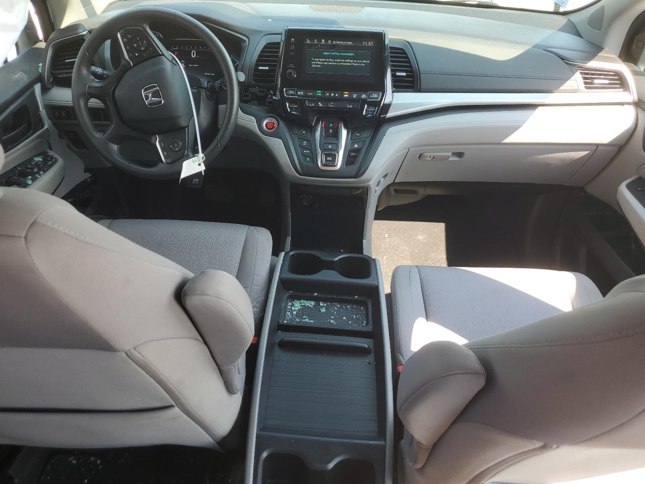 2020 Honda Odyssey VIN 5FNRL6H58LB074032 Copart auction photo, side damage thumbnail 8