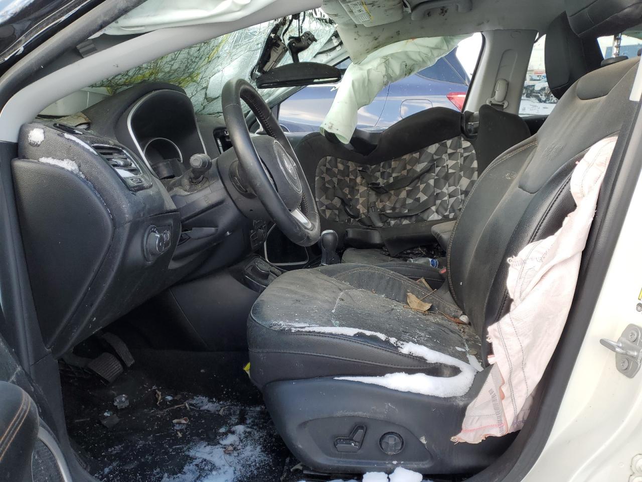 2021 Jeep Compass VIN 3C4NJDCB4MT539656 Copart auction photo, all over damage thumbnail 7