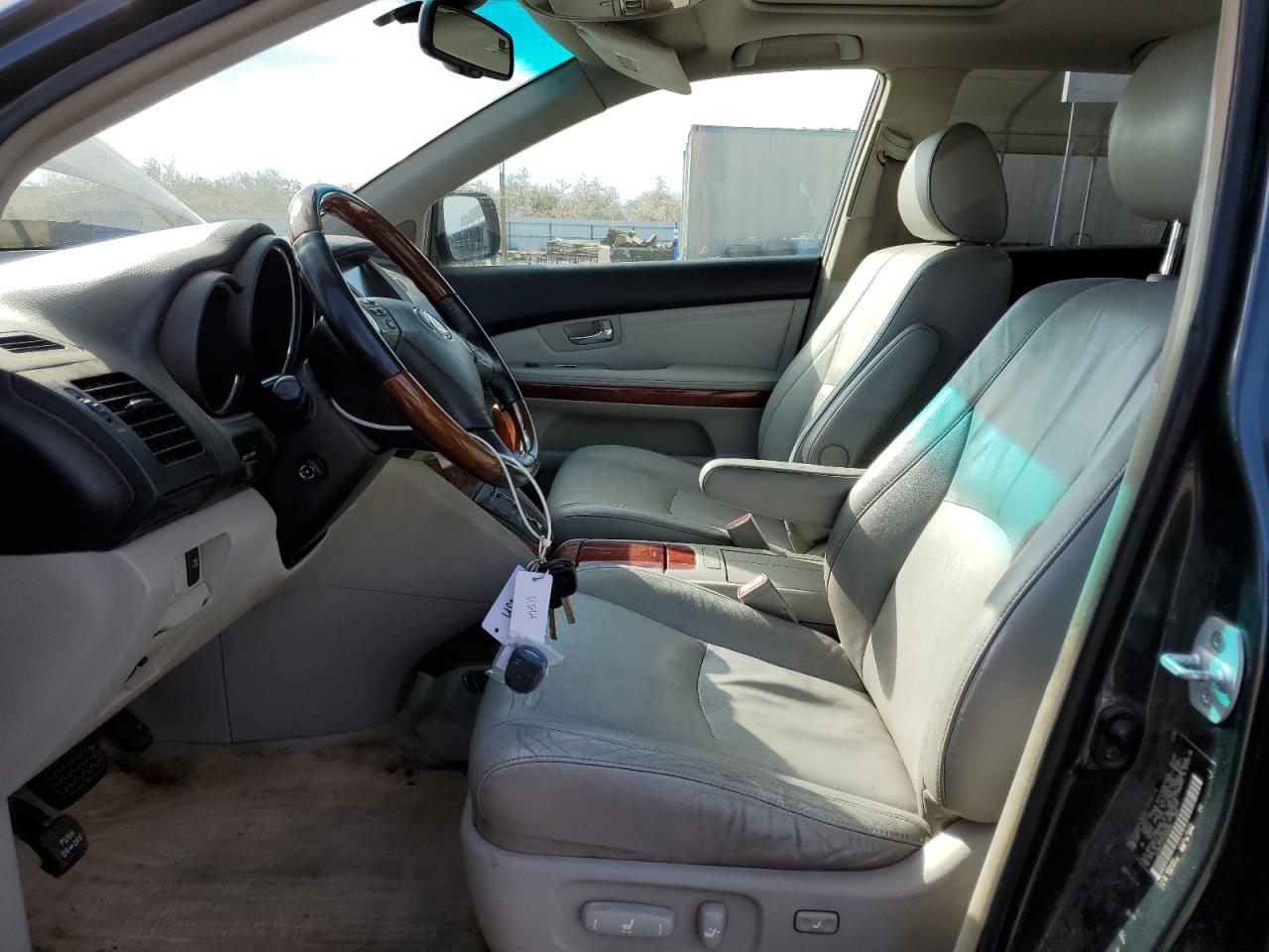 2007 Lexus RX VIN JTJGK31U770009300 Copart auction photo, front end / side damage thumbnail 7
