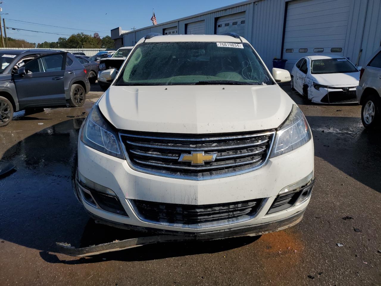 2014 Chevrolet Traverse VIN 1GNKVHKD6EJ370189 Copart auction photo, undercarriage damage thumbnail 5