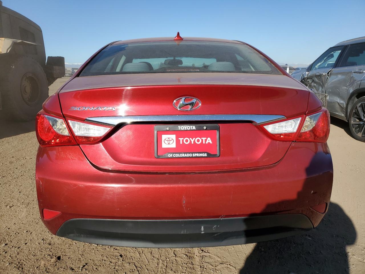 2014 Hyundai Sonata VIN 5NPEB4AC0EH874388 Copart auction photo, normal wear damage thumbnail 6