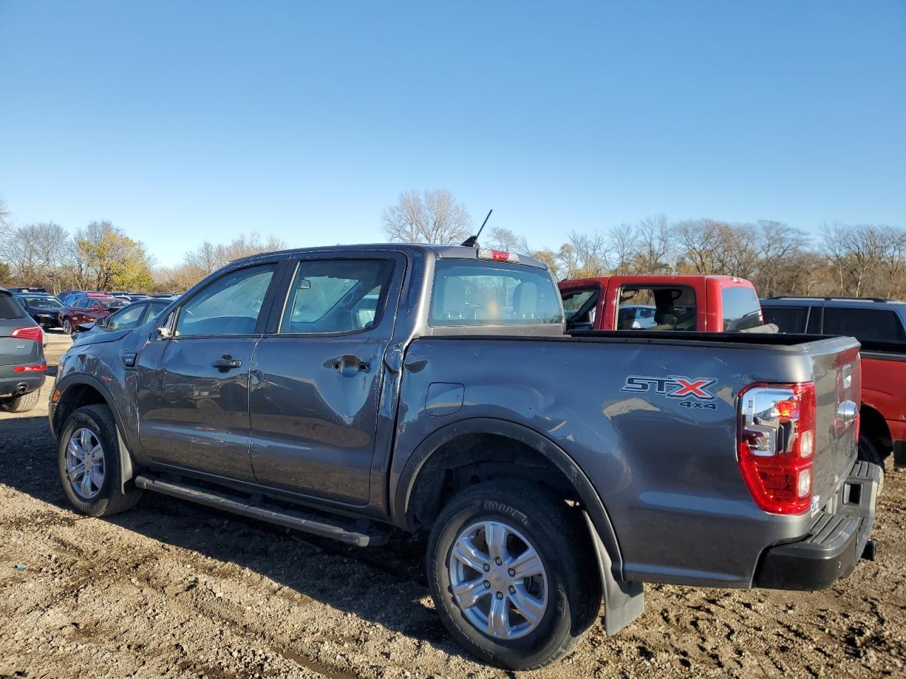 2022 Ford Ranger VIN 1FTER4FHXNLD04832 Copart auction photo, side / rear end damage thumbnail 2