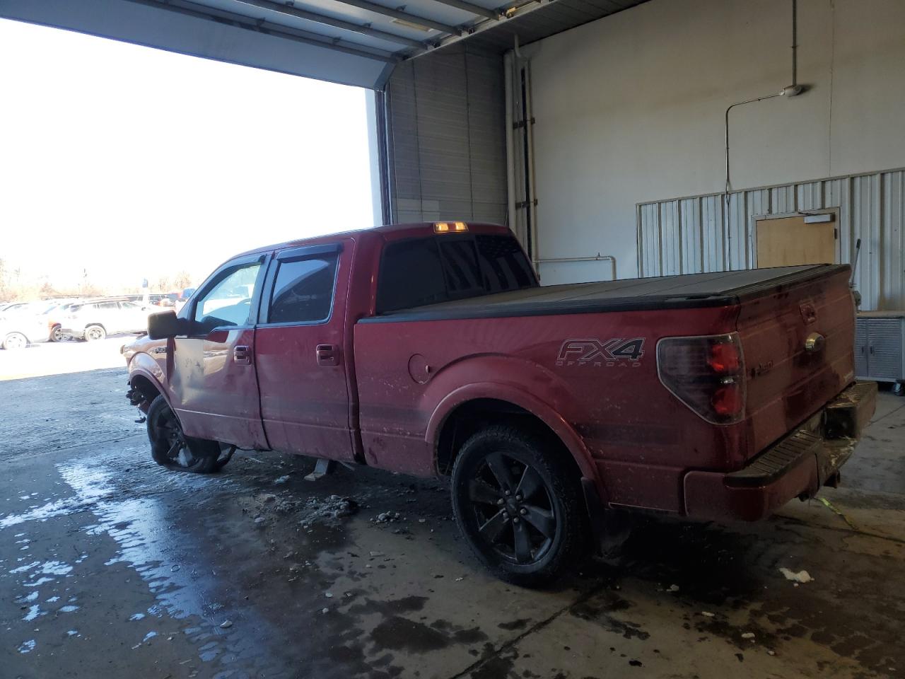 2012 Ford F-150 VIN 1FTFW1ET3CFC96957 Copart auction photo, front end / undercarriage damage thumbnail 2