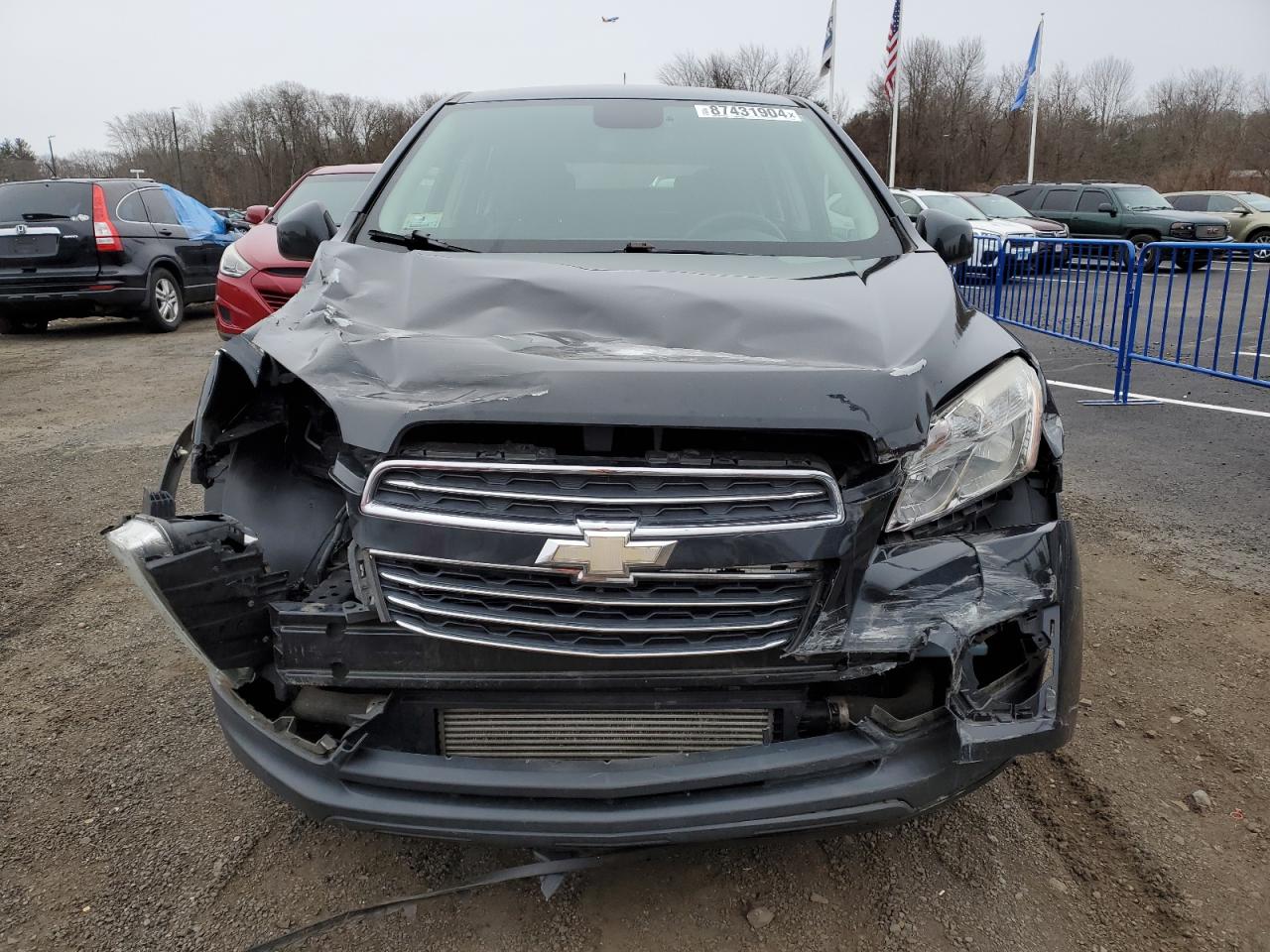 2016 Chevrolet Trax VIN KL7CJNSB5GB541854 Copart auction photo, all over damage thumbnail 5