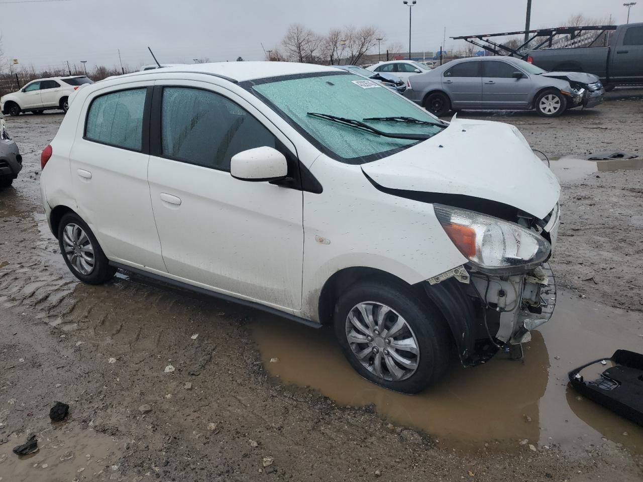 2015 Mitsubishi Mirage VIN ML32A3HJ3FH033902 Copart auction photo, front end / mechanical damage thumbnail 4