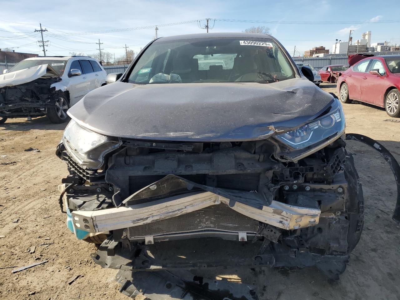 2017 Honda CR-V VIN 5J6RW6H30HL005078 Copart auction photo, front end damage thumbnail 5
