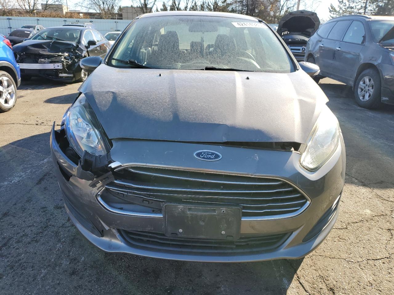 2014 Ford Fiesta VIN 3FADP4BJXEM216443 Copart auction photo, front end / rear end damage thumbnail 5
