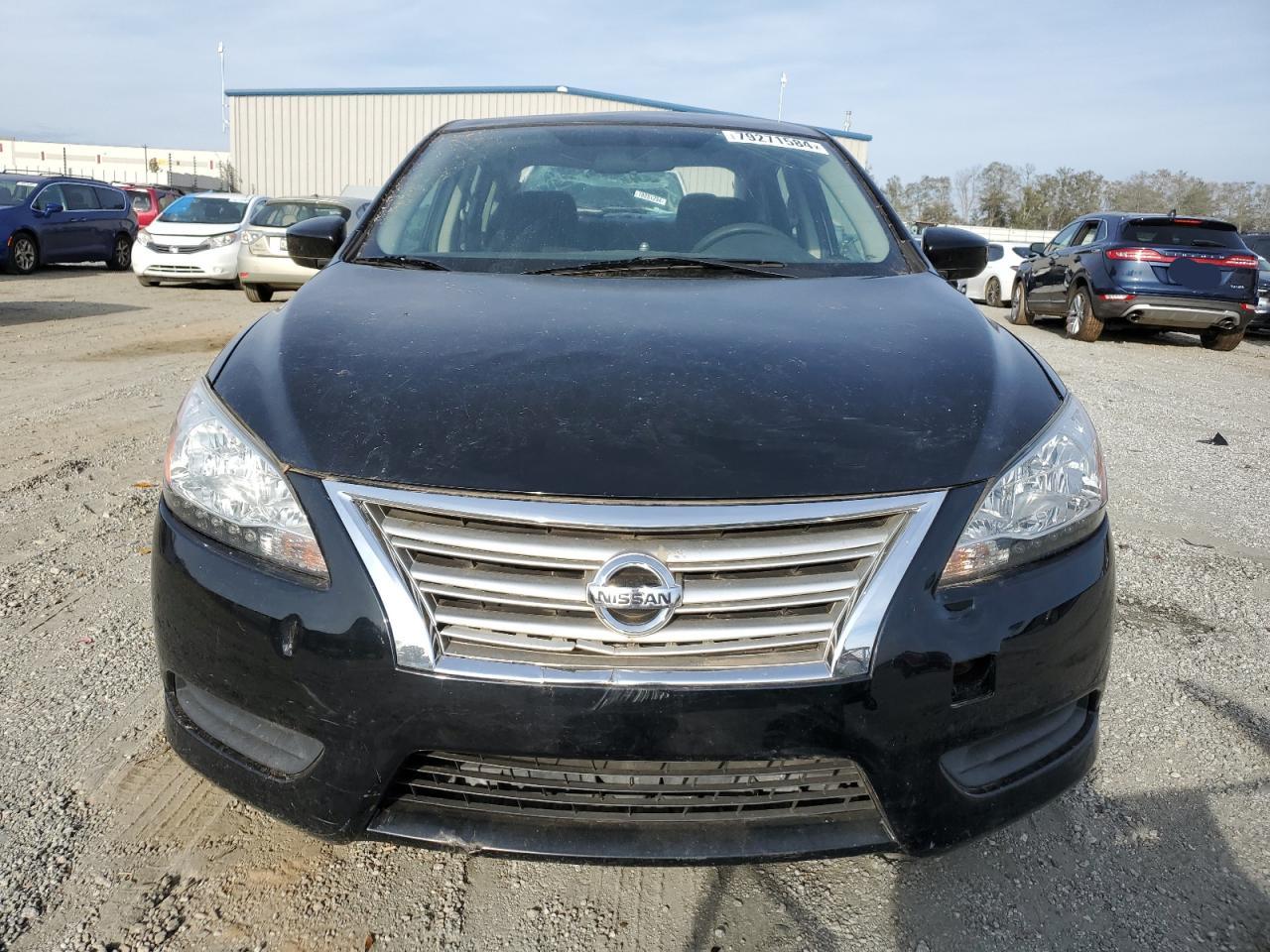 2014 Nissan Sentra VIN 3N1AB7AP5EL653519 Copart auction photo, top/roof / rear end damage thumbnail 5