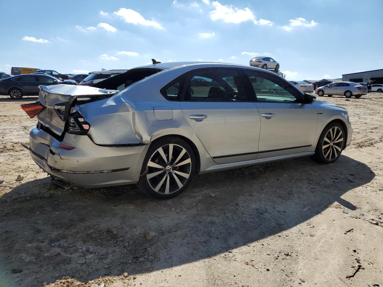 2018 Volkswagen Passat VIN 1VWJM7A3XJC049634 Copart auction photo, rear end damage thumbnail 3