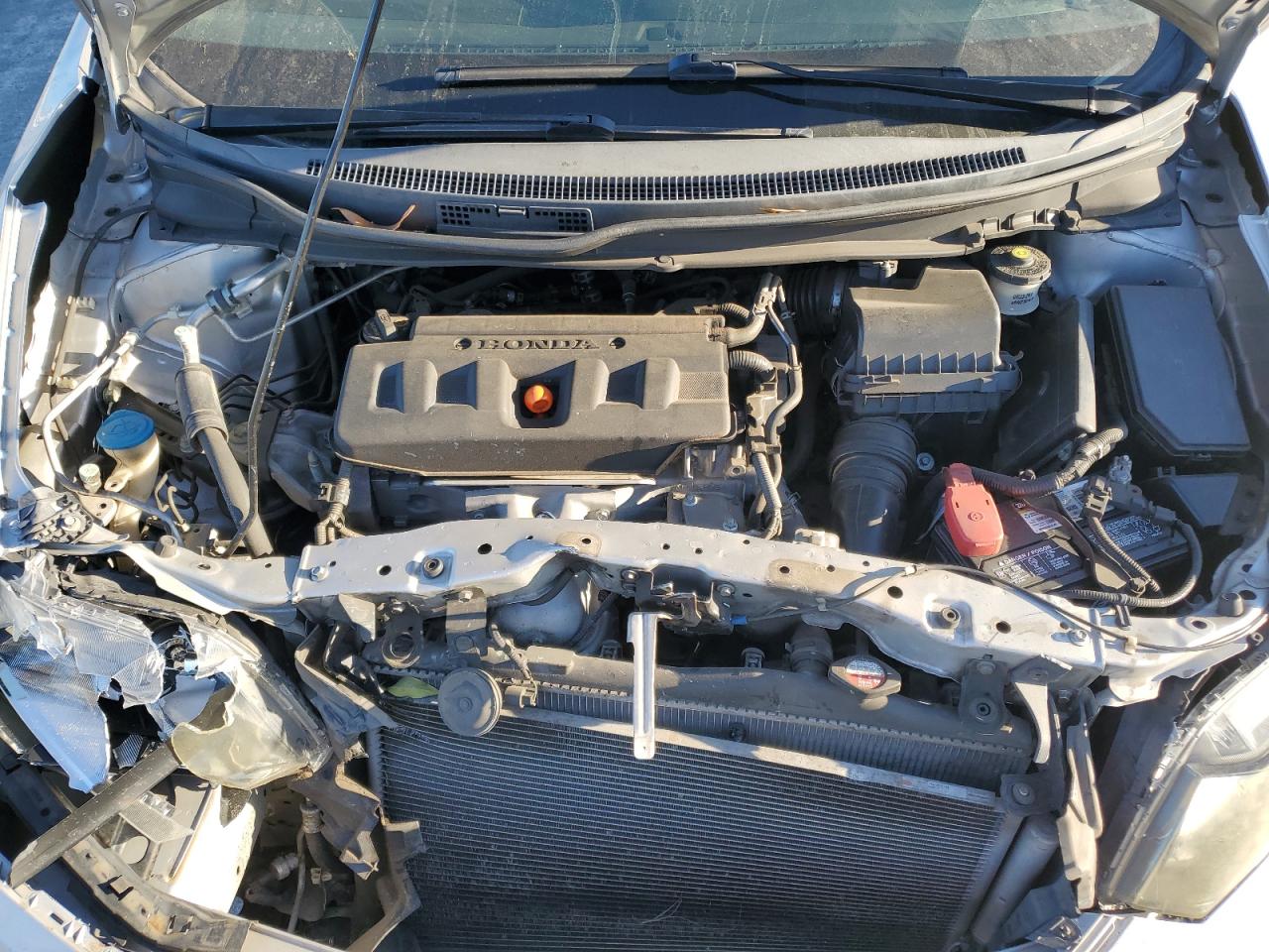 2012 Honda Civic VIN 19XFB5F53CE002552 Copart auction photo, front end damage thumbnail 11