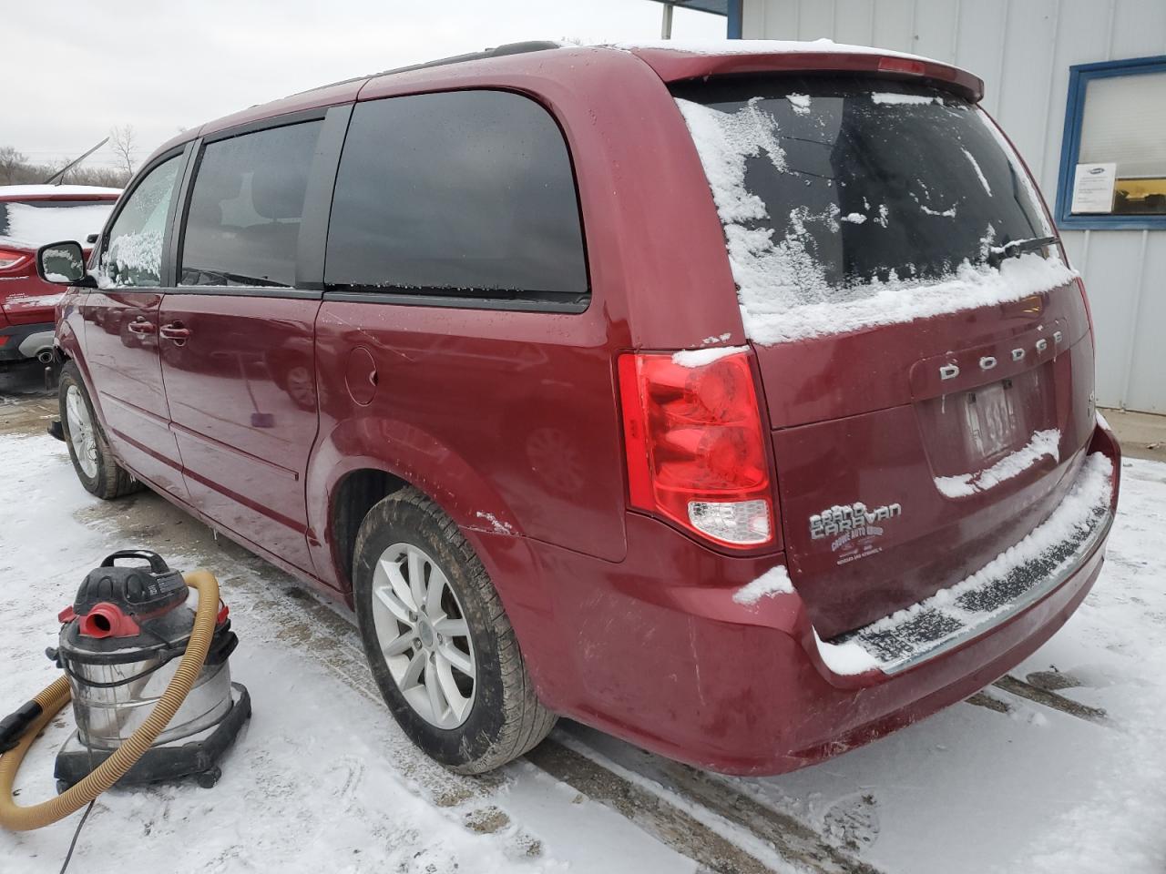 2014 Dodge Caravan VIN 2C4RDGCG7ER477020 Copart auction photo, front end / undercarriage damage thumbnail 2