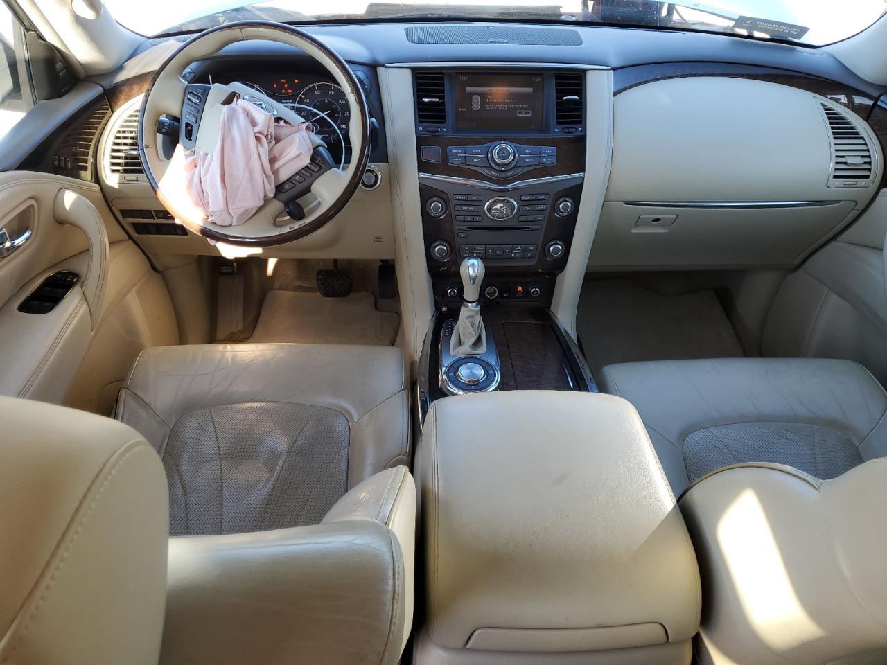 2012 Infiniti QX56 VIN JN8AZ2NFXC9517264 Copart auction photo, front end damage thumbnail 8