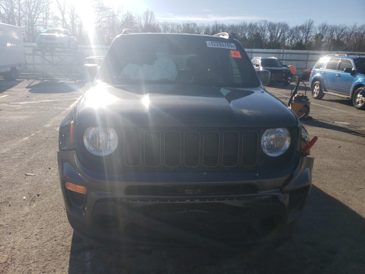2021 Jeep Renegade VIN ZACNJCBB8MPM66842 Copart auction photo, front end damage thumbnail 5