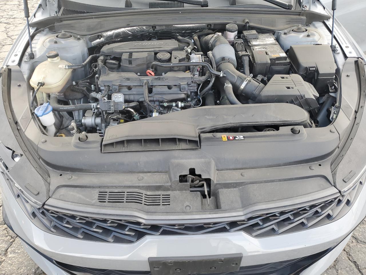 2022 KIA K5 VIN 5XXG64J22NG142165 Copart auction photo, side / front end damage thumbnail 11
