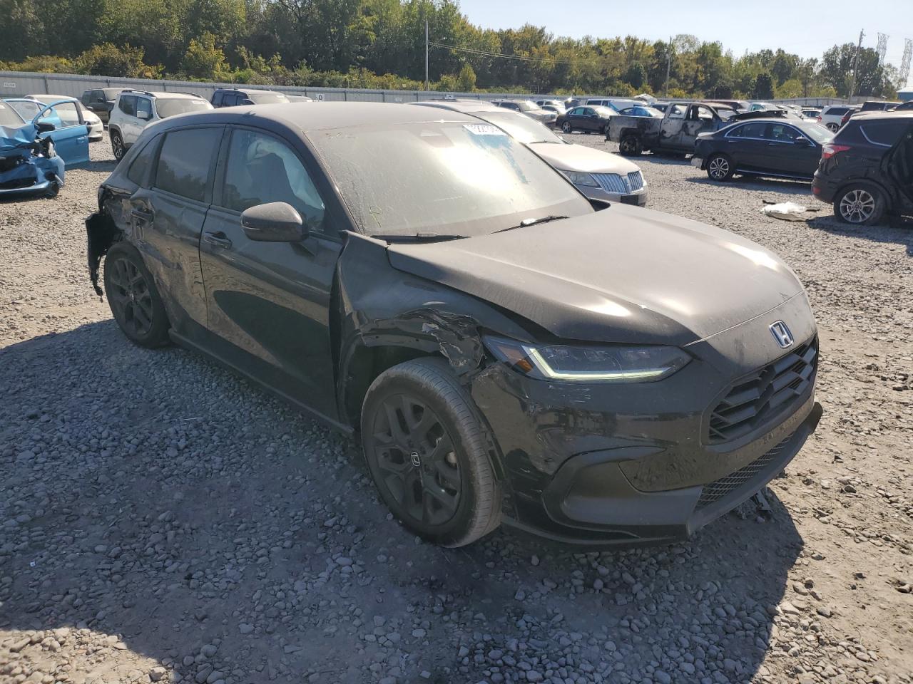 2024 Honda HR-V VIN 3CZRZ1H59RM740394 Copart auction photo, all over damage thumbnail 4