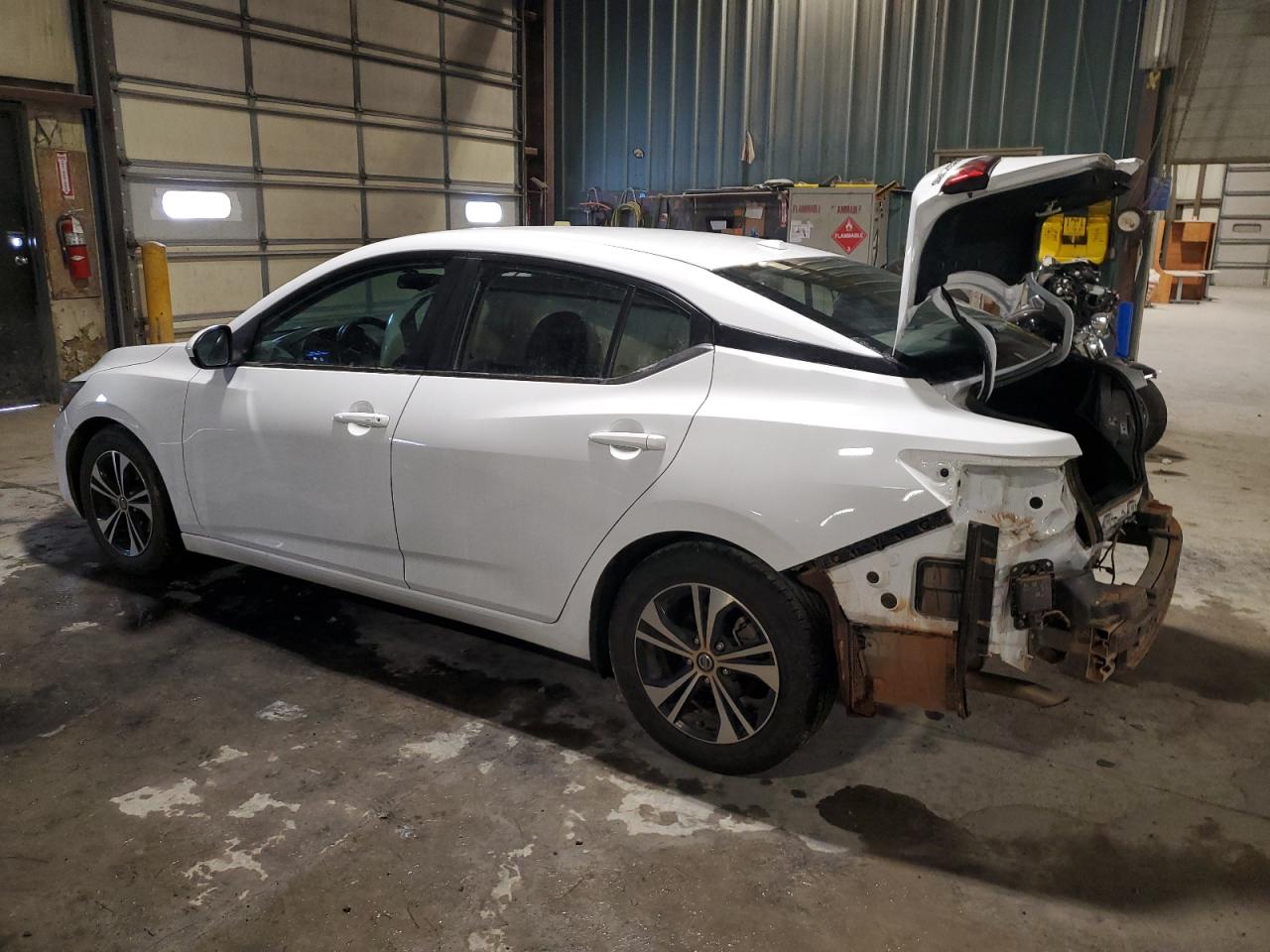 2022 Nissan Sentra VIN 3N1AB8CV5NY220058 Copart auction photo, rear end / minor dent/scratches damage thumbnail 2