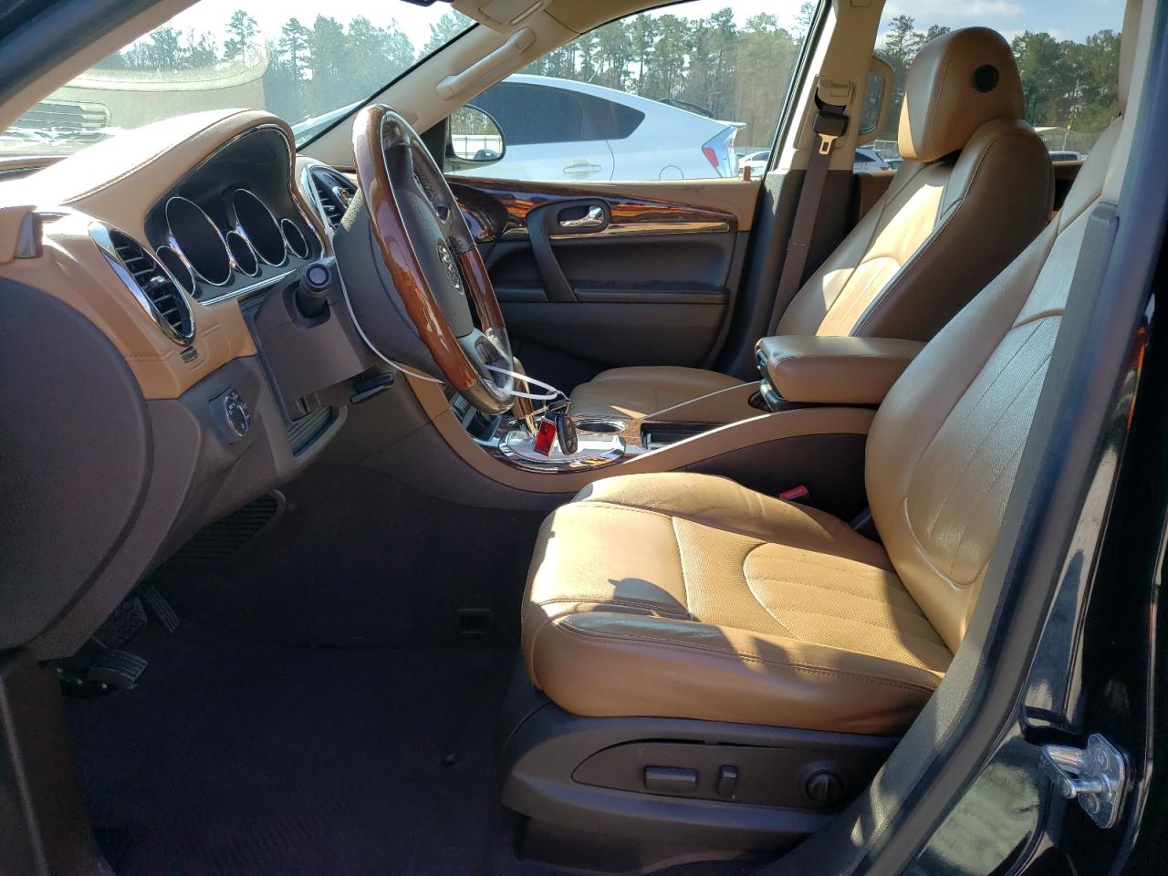 2013 Buick Enclave VIN 5GAKRCKD7DJ152018 Copart auction photo, side / rear end damage thumbnail 7