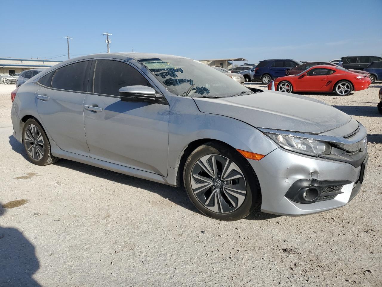 2018 Honda Civic VIN JHMFC1F36JX042544 Copart auction photo, front end damage thumbnail 4