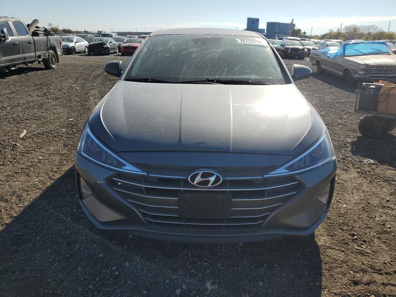 2019 Hyundai Elantra VIN 5NPD84LFXKH480393 Copart auction photo, side damage thumbnail 5