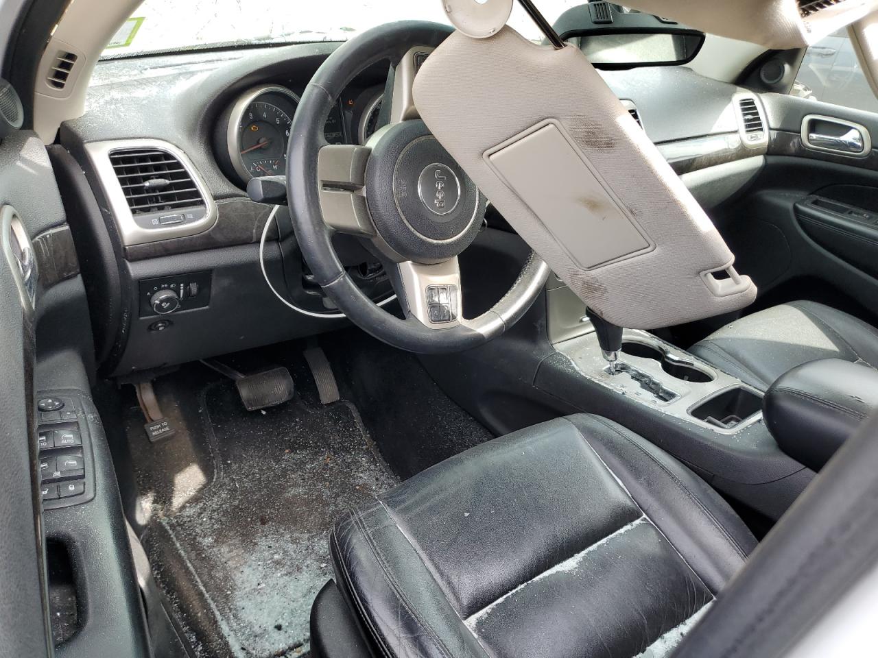 2013 Jeep Grand Cherokee VIN 1C4RJFAG5DC544596 Copart auction photo, top/roof damage thumbnail 8
