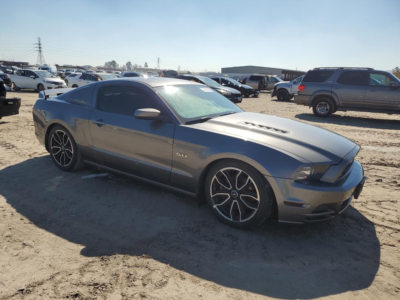 2014 Ford Mustang VIN 1ZVBP8CF3E5277171 Copart auction photo, water/flood damage thumbnail 4