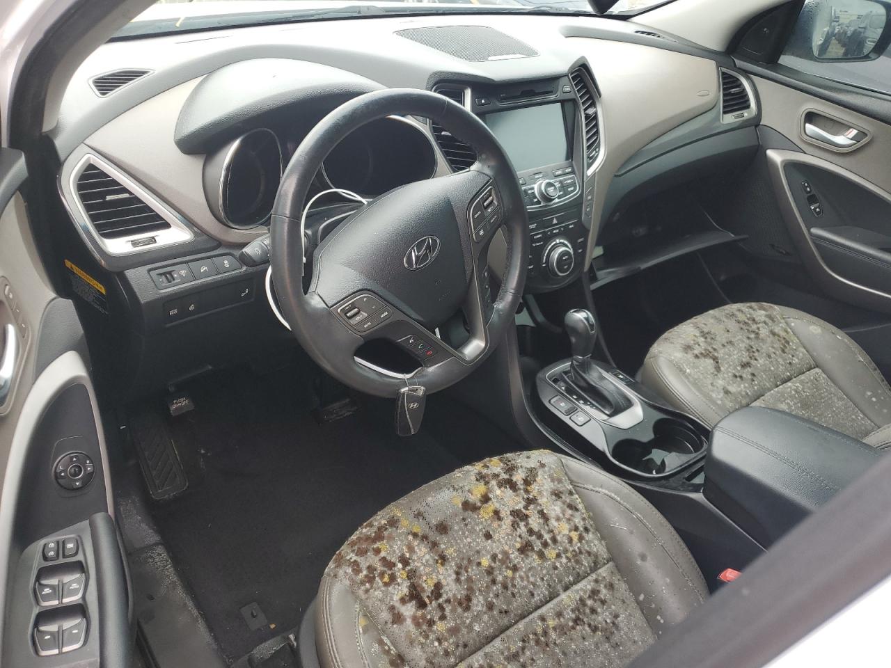 2015 Hyundai Santa Fe VIN 5XYZW4LA1FG274876 Copart auction photo, water/flood damage thumbnail 8