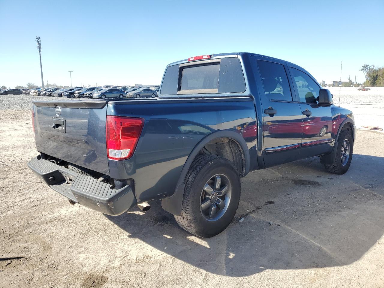 2014 Nissan Titan VIN 1N6BA0EC4EN509993 Copart auction photo, rear end damage thumbnail 3