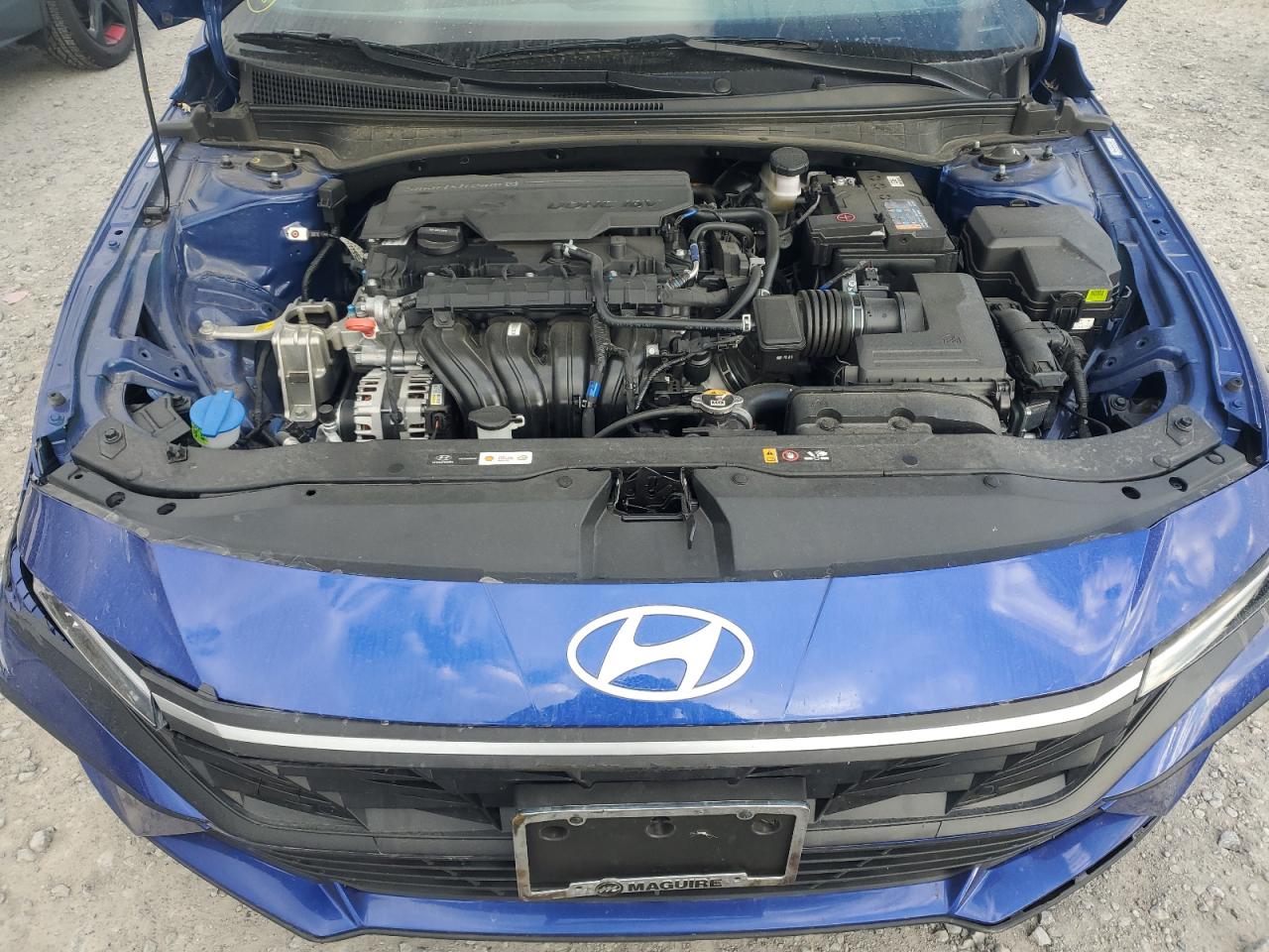 2024 Hyundai Elantra VIN KMHLM4DG6RU709856 Copart auction photo, all over damage thumbnail 11