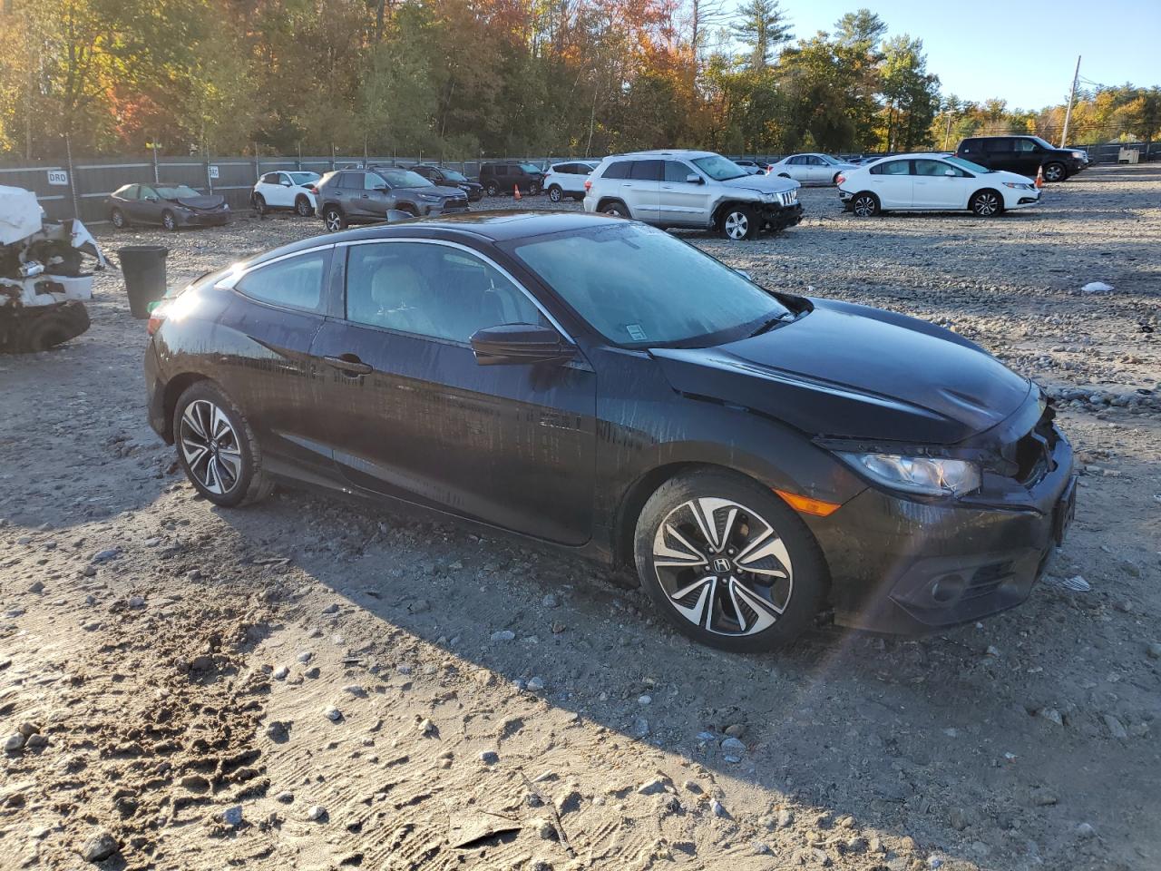 2018 Honda Civic VIN 2HGFC3B37JH355529 Copart auction photo, front end / rear end damage thumbnail 4