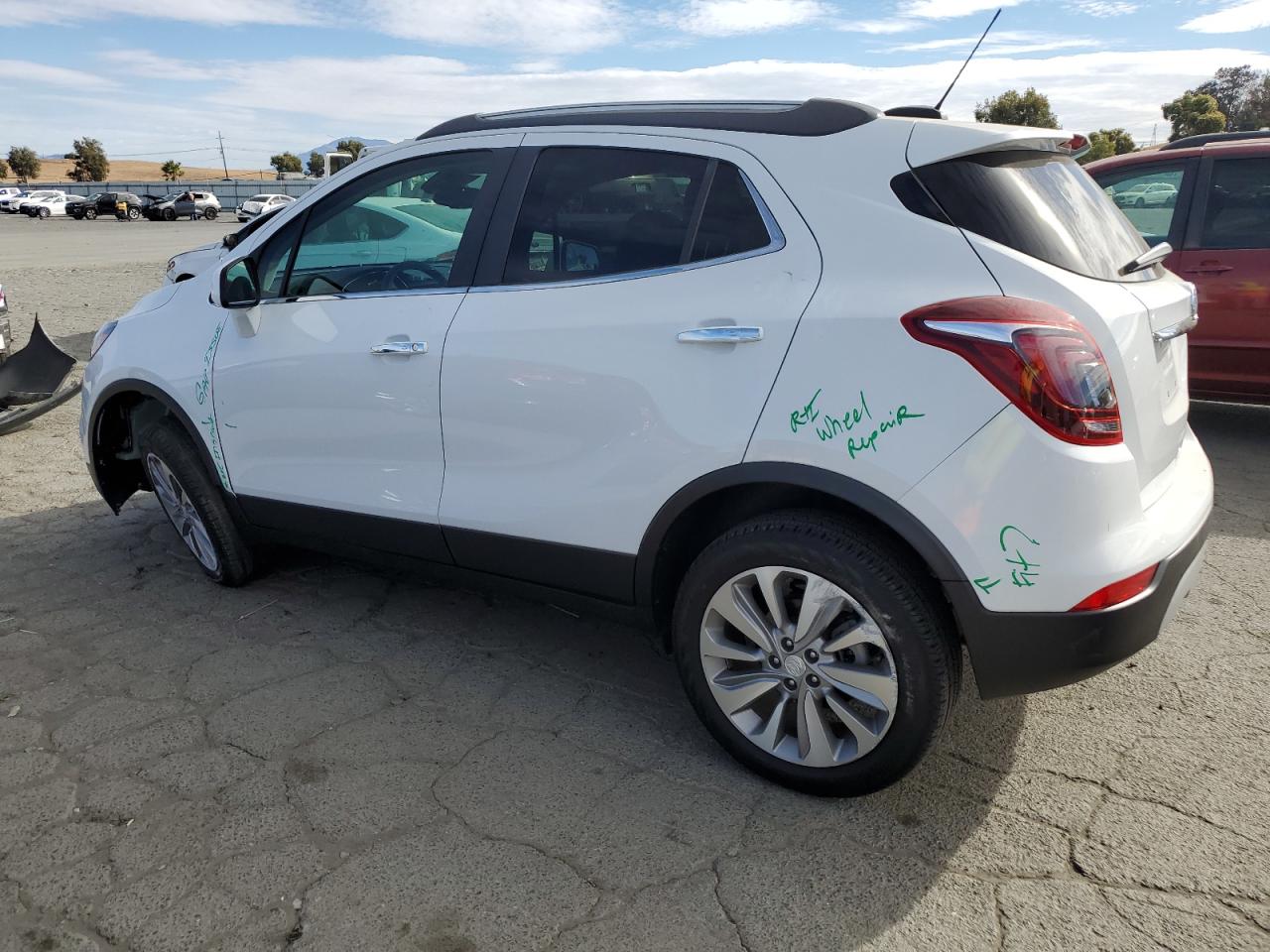 2020 Buick Encore VIN KL4CJASB2LB336086 Copart auction photo, front end damage thumbnail 2