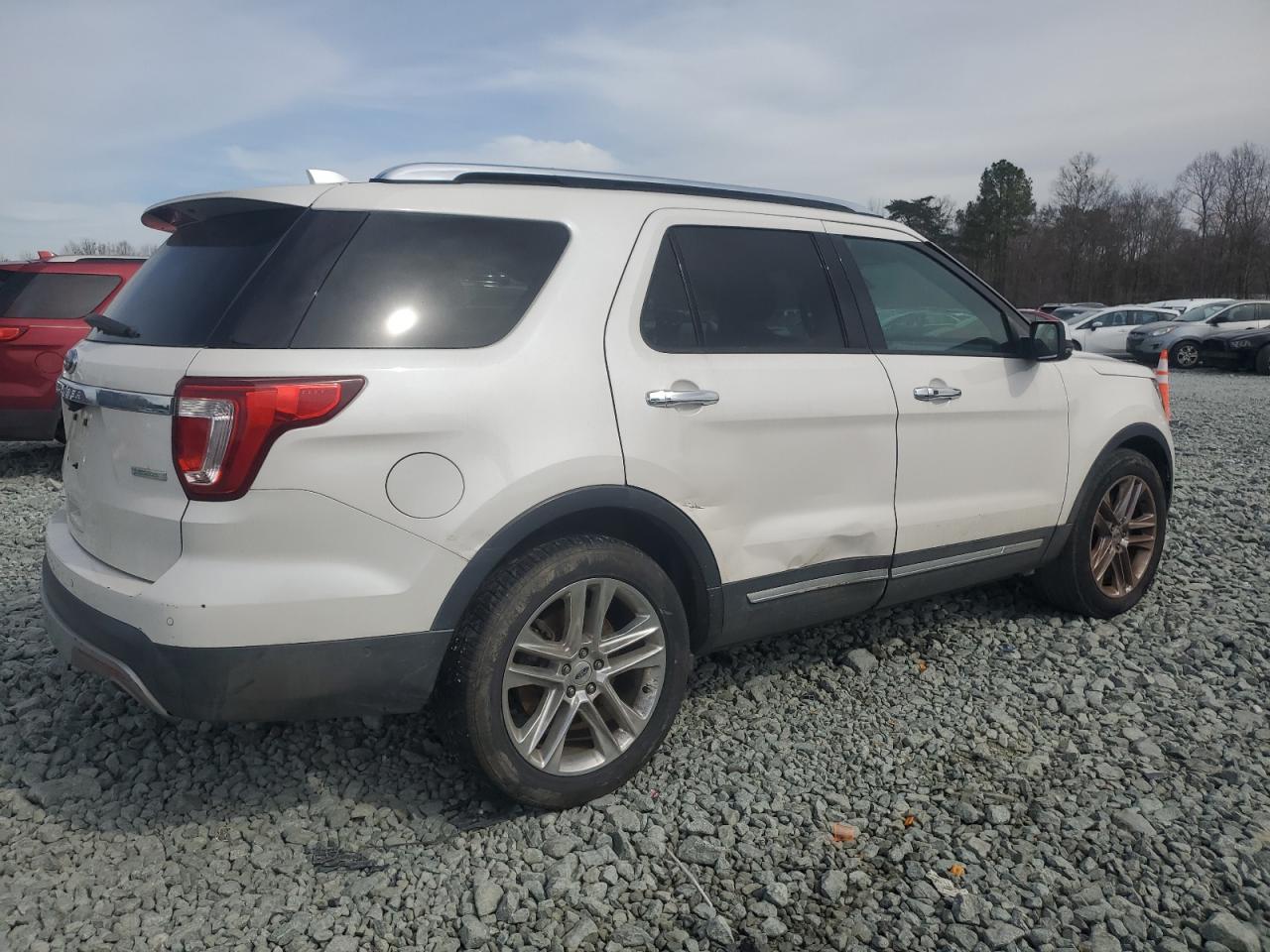 2016 Ford Explorer VIN 1FM5K7FH9GGC20109 Copart auction photo, side damage thumbnail 3