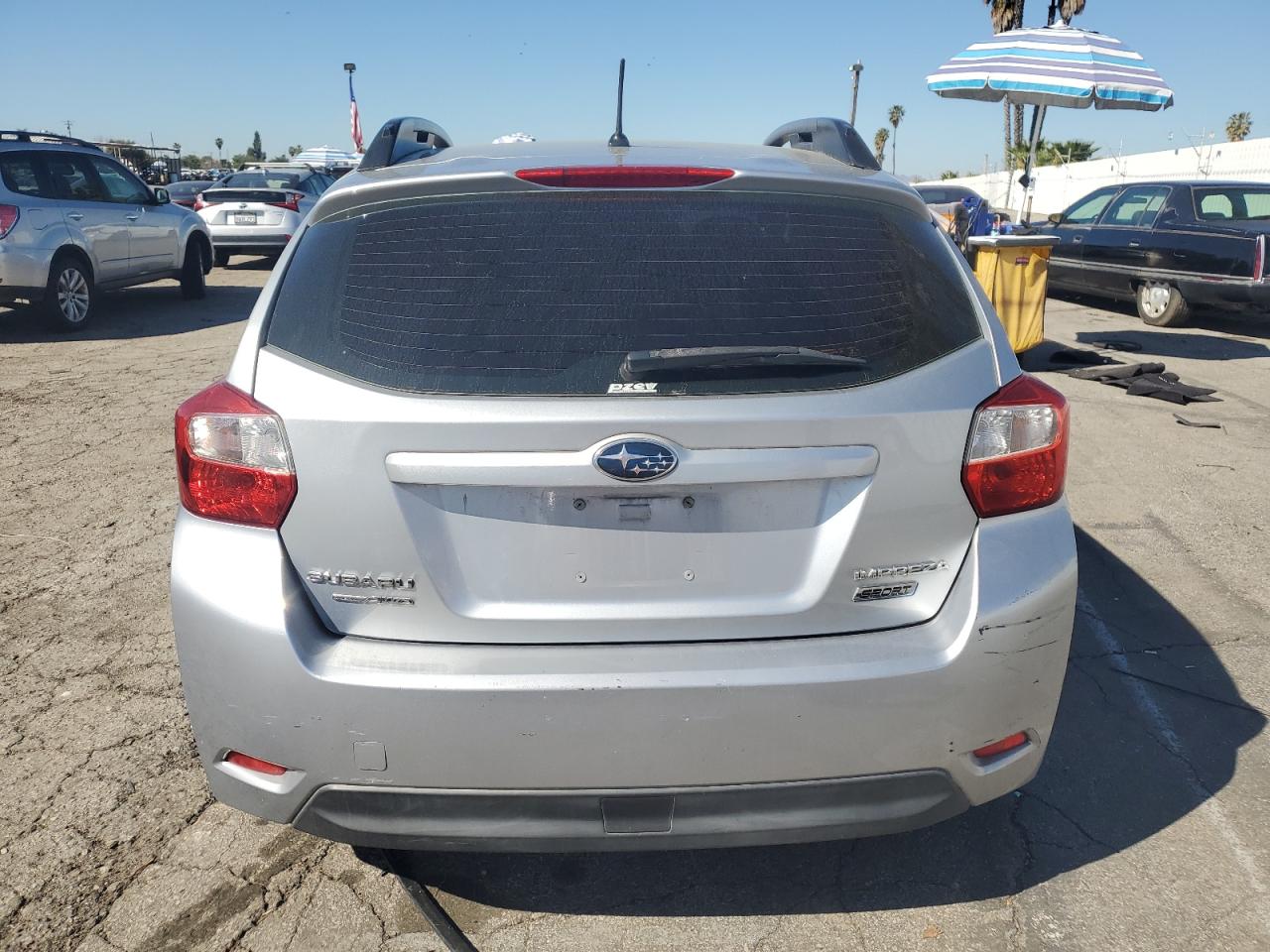 2013 Subaru Impreza VIN JF1GPAL66DG810557 Copart auction photo, side / front end damage thumbnail 6